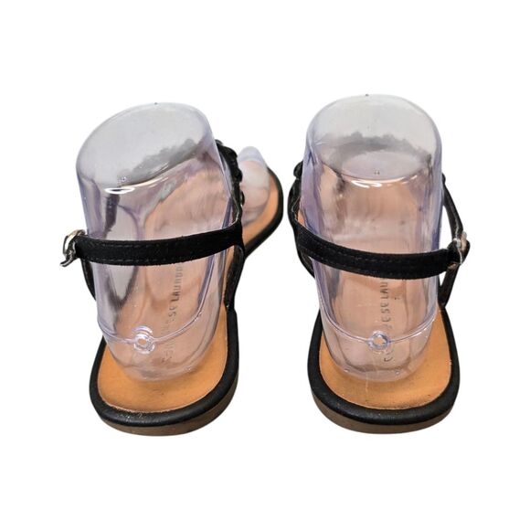 Chinese Laundry Women's 7 Studded Black Thong Buckle Sandals - Picture 4 of 14